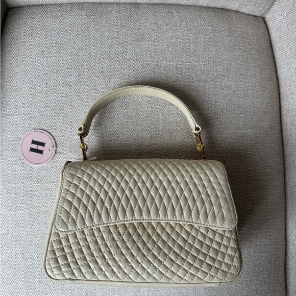 Bally Cream Quilted Satchel - Picture 2 of 6